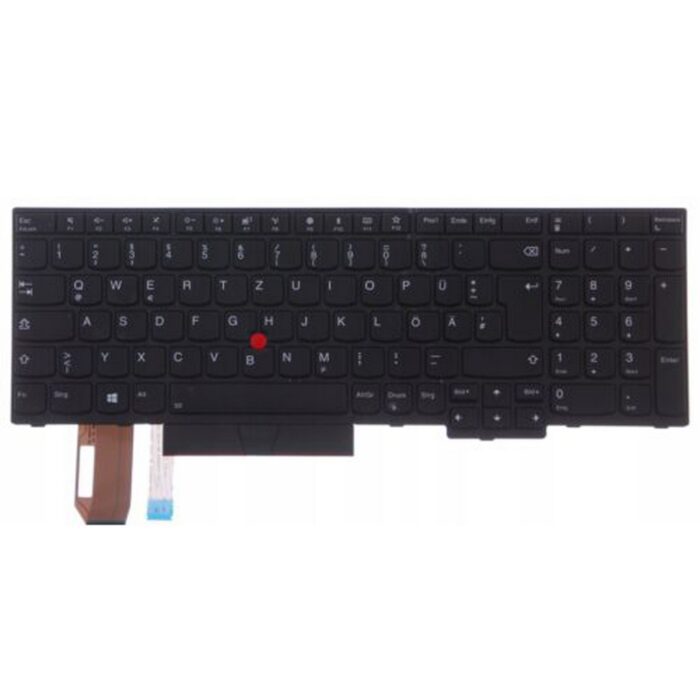 Notebook keyboard for Lenovo ThinkPad E580 L580 with backlit German Assemble