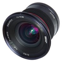 Ultra-wide angle: 12mm APS-C F2.8 EF mount