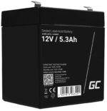 Maintenance-free AGM VRLA Green Cell AGM45 12V 5.3Ah Battery (for alarm system, cash register, toy) - Image 6