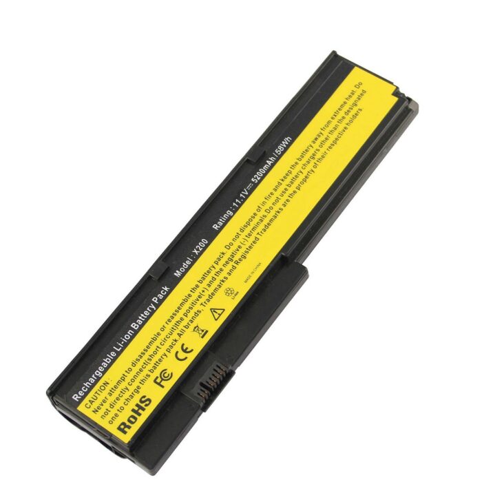 battery for Lenovo Thinkpad x200 6cell 10.8V 4400mAh * Not suited for X200 X201 Tablet 42T4534