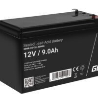 Green Cell AGM VRLA 12V 9Ah maintenance-free battery for UPS units