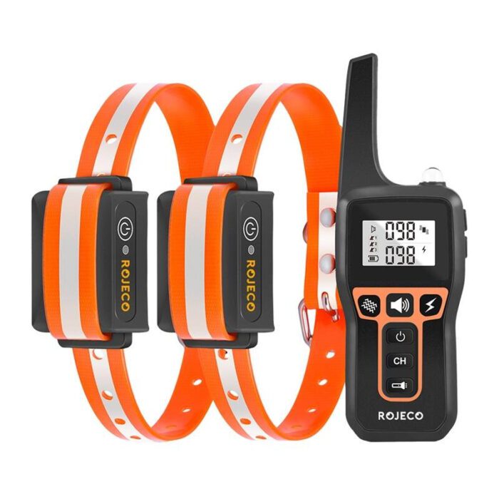 Rojeco PD5291000m Dog Training Collar with 2 Collars - Image 1