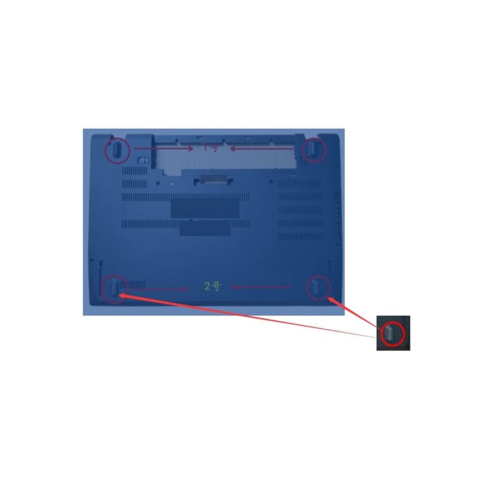 1 Set Notebook Rubber Foot for Lenovo Think P50s T560 T550 W550s & etc.