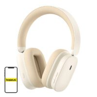 Baseus Bowie H1 Wireless headphones Bluetooth 5.2, ANC (white)