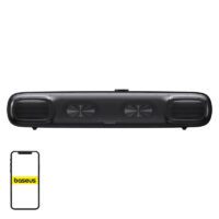 Mini Soundbar Baseus AeQur DS10 with battery (black)