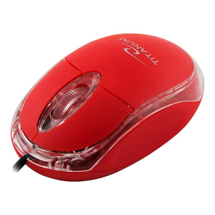 Wired mouse Esperanza Titanium TM102R (red)