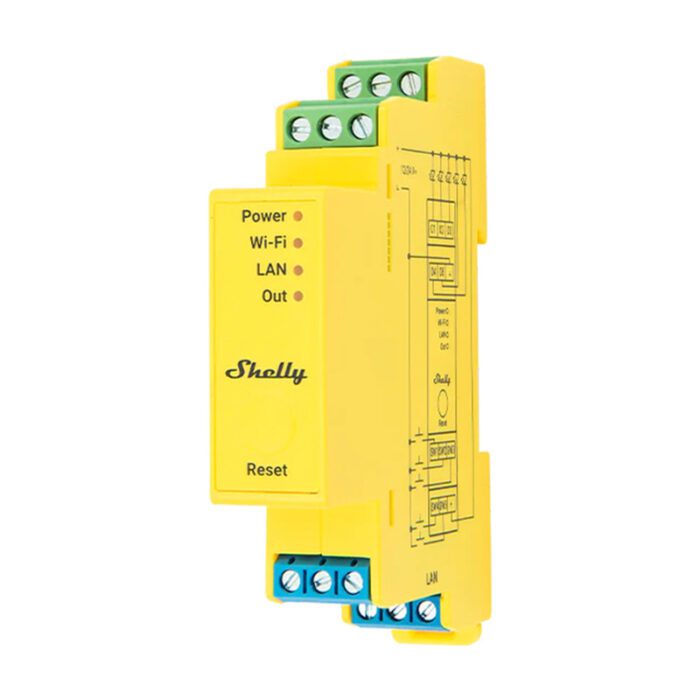 Shelly RGBWW Pro WiFi 4-Channel DIN Rail Lighting Controller