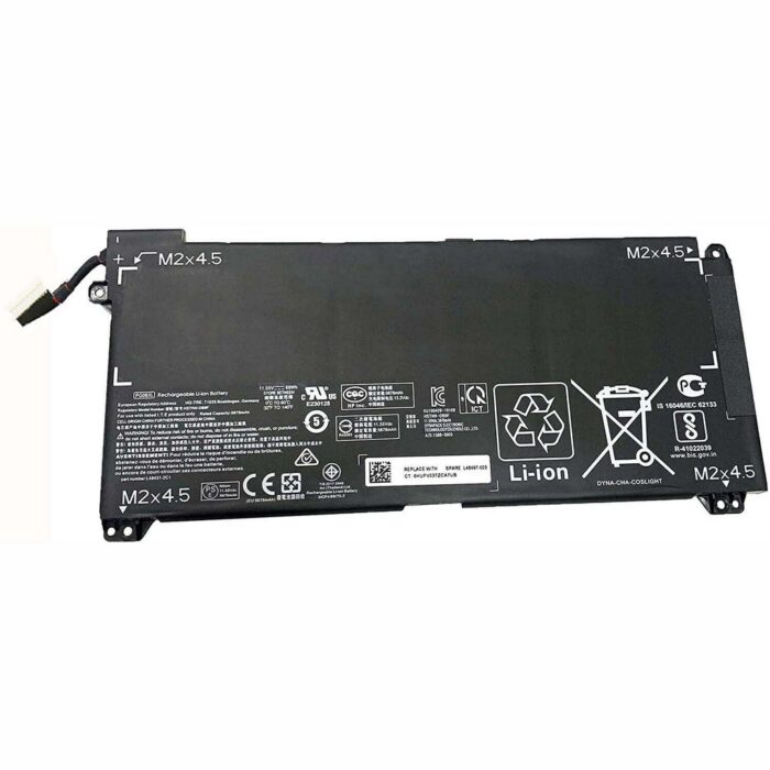 Notebook battery for HP Omen 15-dh PG06XL 11.1V 5100mAh