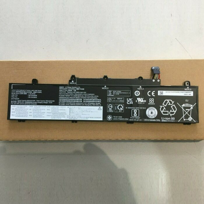 Notebook battery for Lenovo Thinkpad E14 Gen 2 E14 Gen 3 E15 Gen 2 E15 Gen 3 E15 Gen 4 L19C3PD5 11.55V 4650mAh