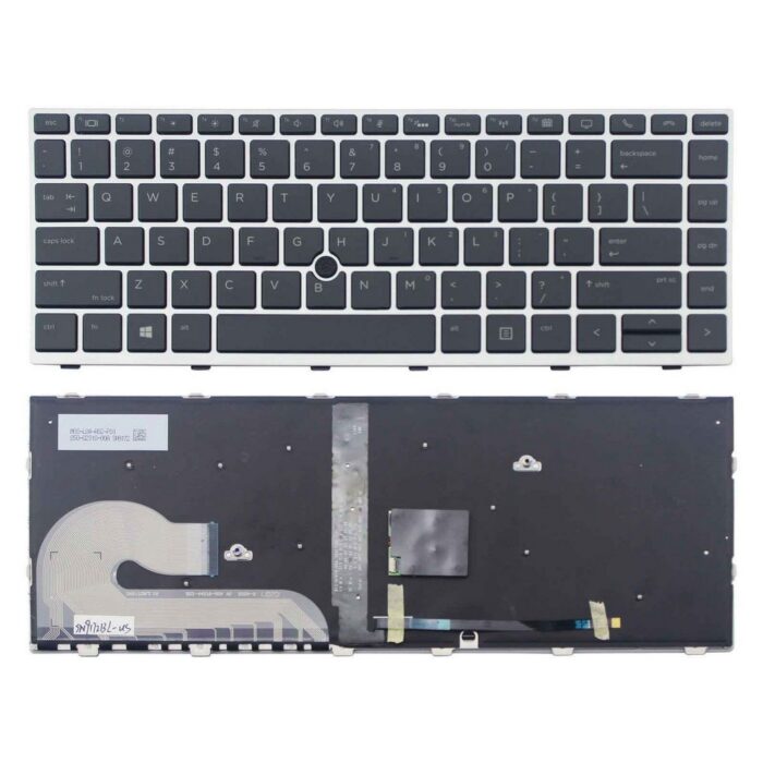 Notebook keyboard for HP EliteBook 745 840 G5 G6 with pointstick backlit Assemble