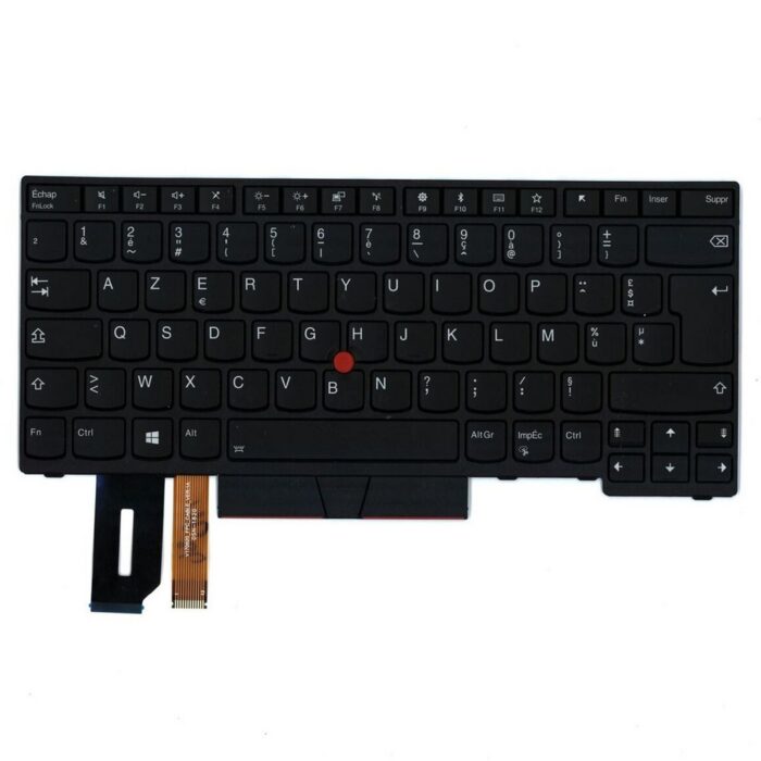 Notebook keyboard for Lenovo ThinkPad E480 L480 T480s with backlit AZERTY Assemble