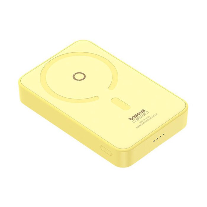 Powerbank Baseus MagPro Magnetic 5000mAh 20W, MagSafe (yellow) - Image 5