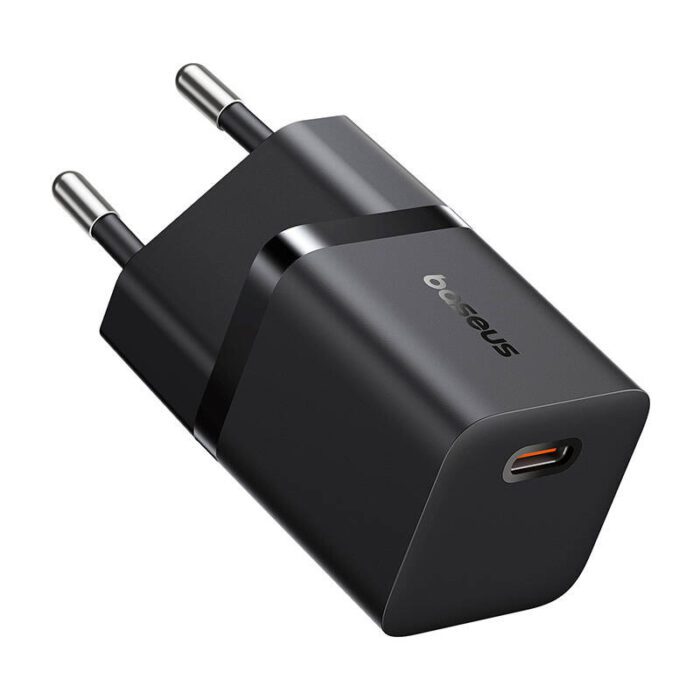 Fast Charger Baseus GaN5 mini 1C, 25W (black) - Image 3