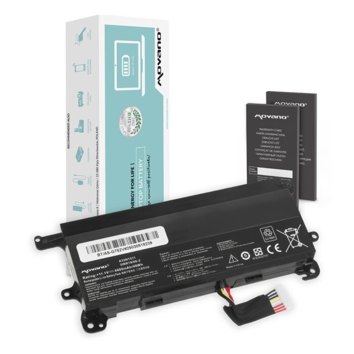 Bateria Movano do Asus ROG G752V