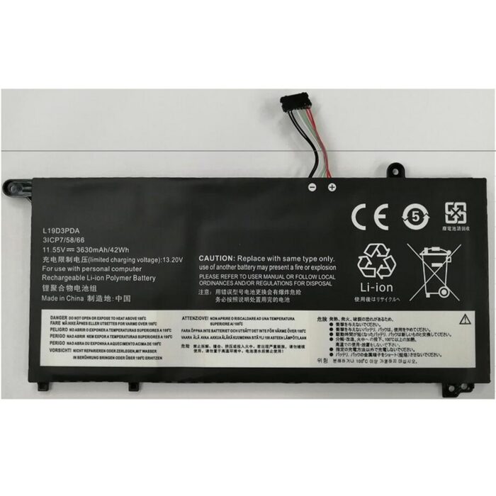Notebook Battery for Lenovo ThinkBook 14 G2 15 G2 14 G3 15 G3 IAP 14 G4 15 G4 L19D3PDA 11.55V 3630mAh
