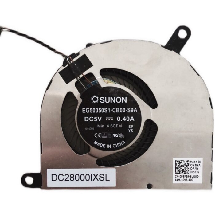 Notebook CPU Fan for Dell Latitude 5480 5490 Series
