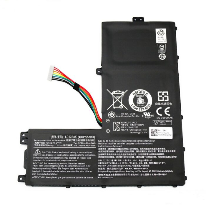 Notebook battery for Acer Swift 3 SF315-52 Series AC17B8K 15.2V 48Wh