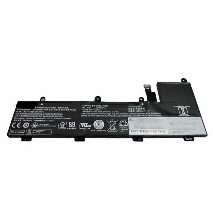 Notebook battery for Lenovo Thinkpad Yoga 11e 3rd 4th Gen 00HW044 11.4V 3635mAh