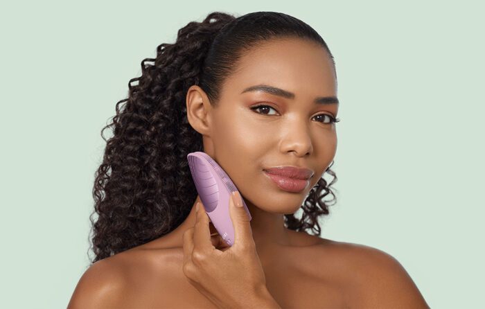 Sonic Thermo Facial Brush 6 in 1 Geske with APP (pink) - Image 8
