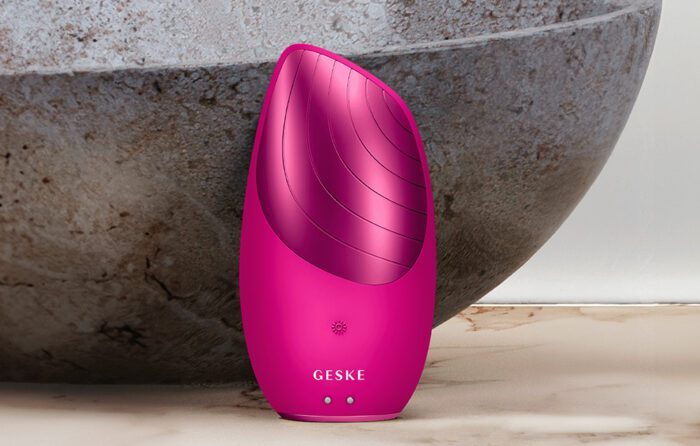 Sonic Thermo Facial Brush 6 in 1 Geske with APP (magenta) - Image 8
