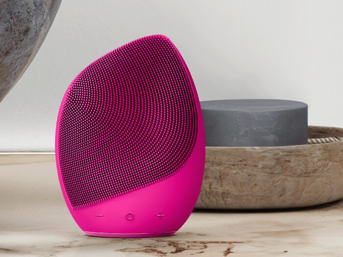 Facial Cleaning Sonic Brush 4in1 Geske With APP (magenta) - Image 9