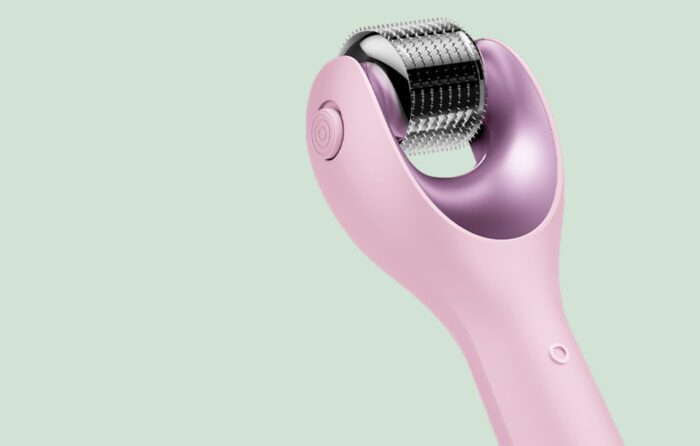 Micro Needle Face Roller 9in1 Geske with APP (pink) - Image 10