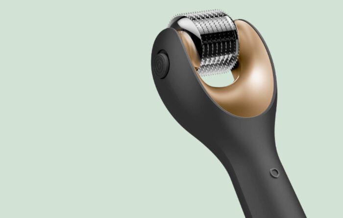Micro Needle Face Roller 9in1 Geske with APP (gray) - Image 10