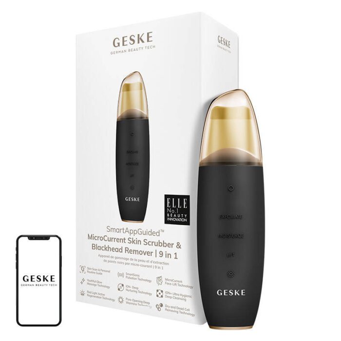 Skin Scrubber & Blackhead Remover 9in1 Geske with APP (gray)