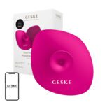 Facial Cleaning Brush 4in1 with Handle Geske with APP(magenta)