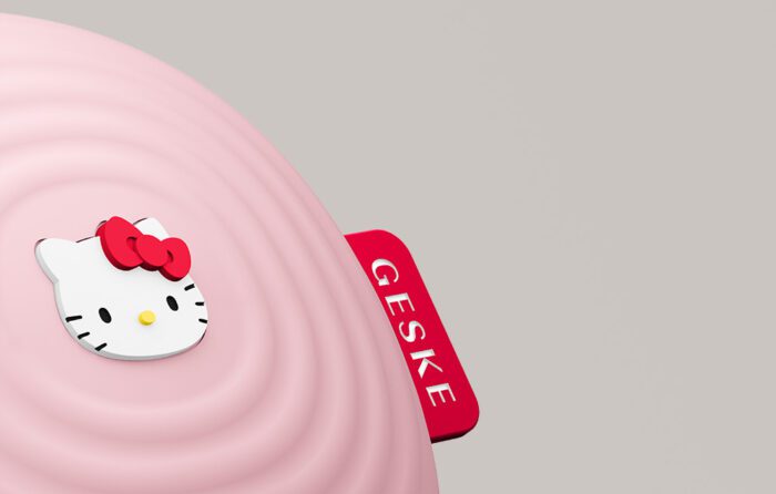 Facial Cleaning Sonic Brush 4in1 Geske with APP (Hello Kitty pink) - Image 9