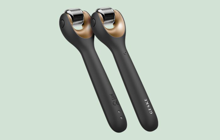 Micro Needle Face Roller 9in1 Geske with APP (gray) - Image 11