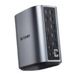 Blitzwolf BW-TH15 17in1 Docking Station 2xHD+DP+4xC+3xUSB 3.0+USB 3.1+C 3.2+C PD+RJ45+micro SD+SD+3.5mm Audio - Image 3