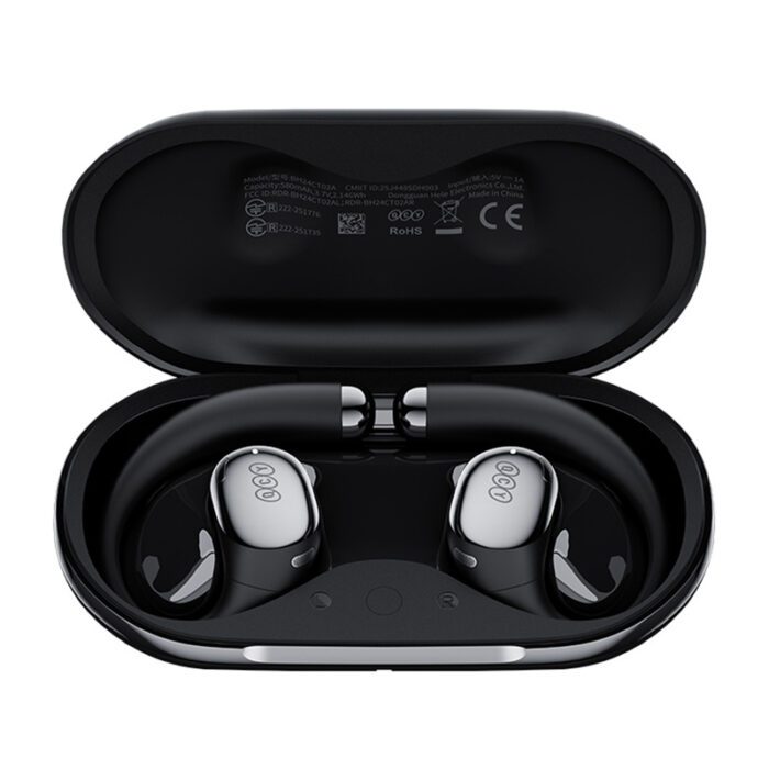 TWS QCY Crossky R70 wireless earphones (black) - Image 4
