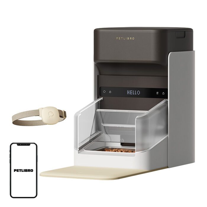 Petlibro RFID smart food dispenser with collar