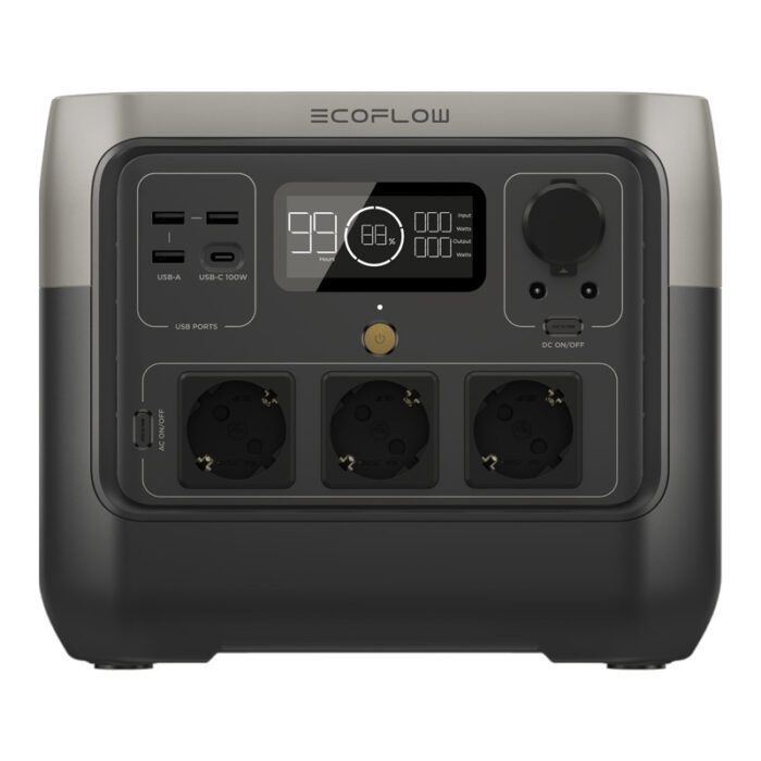 Set: EcoFlow River 2 Pro power station + 160W photovoltaic panel. - Image 2