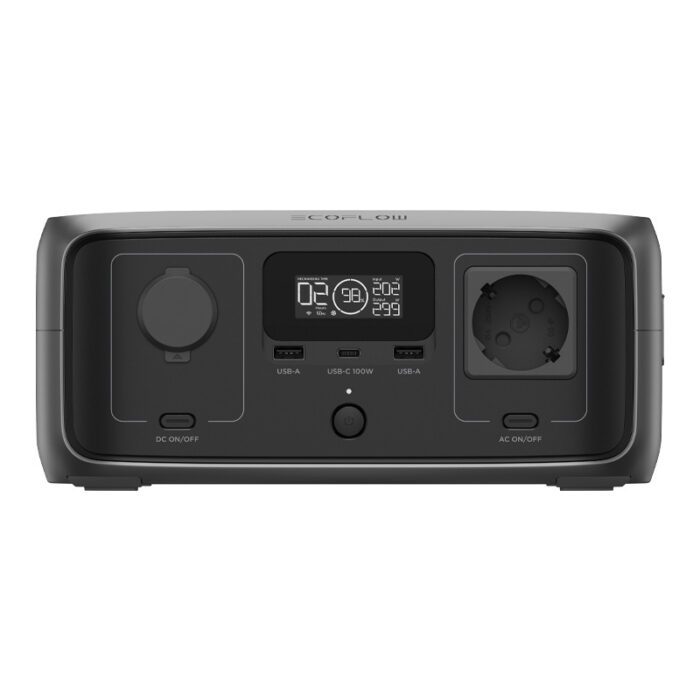 Set: EcoFlow River 3 UPS power station + 110W photovoltaic panel. - Image 2