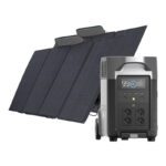 Set: EcoFlow Delta Pro power station + 2x 400W photovoltaic panel.