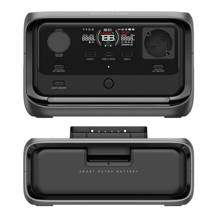 Set: EcoFlow River 3 Plus power station + additional 286Wh battery. - Image 1