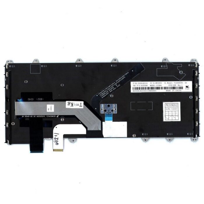 Notebook keyboard for Lenovo Thinkpad X380 German with sliver frame