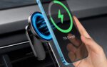 Baseus Big Energy car mount with wireless charger 15W for Iphone 12 / Iphone 13 (Black) - Image 11