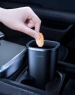 Baseus Dust-free Vehicle-mounted Trash Can(Trash Bag 3 roll/90)Black - Image 9