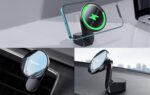 Baseus Big Energy car mount with wireless charger 15W for Iphone 12 / Iphone 13 (Black) - Image 10