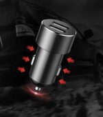Baseus Lighter socket splitter 2xUSB 3,1A 100W (Black) - Image 10