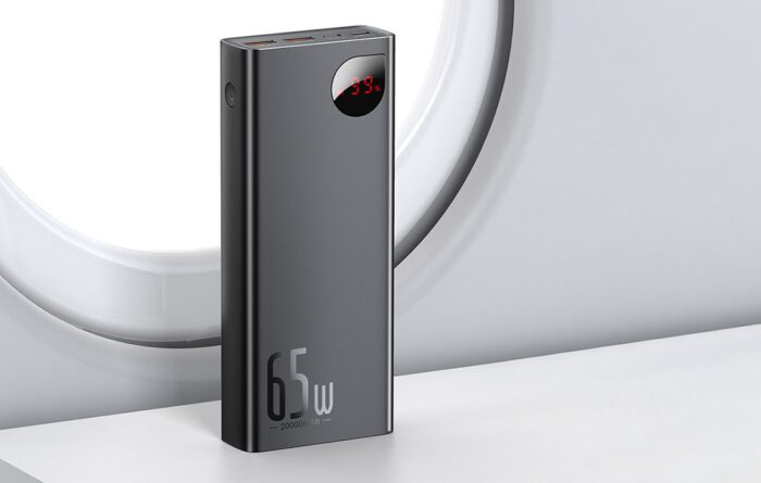 Powerbank Baseus Adaman Metal 20000mAh PD QC 3.0 65W 2xUSB + USB-C + micro USB (Blue) - Image 11