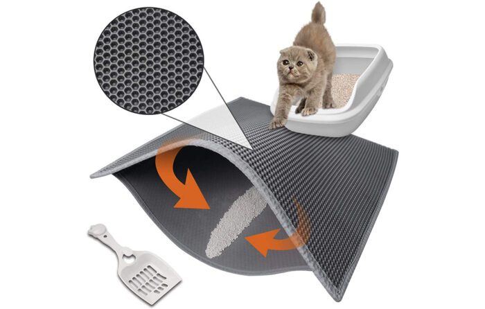 Litter Clean Pad PetWant for cat litter box (Gray) - Image 2