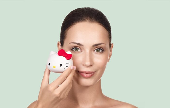 Facial Cleaning Sonic Brush 4in1 Geske With APP (Hello Kitty starlight) - Image 4