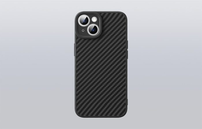Case Baseus Synthetic Fiber iPhone 15 Plus + tempered glass - Image 9