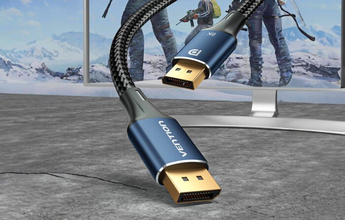 DisplayPort 1.4 Cable Vention HCELH 2m, 8K 60Hz/ 4K 120Hz (blue) - Image 5