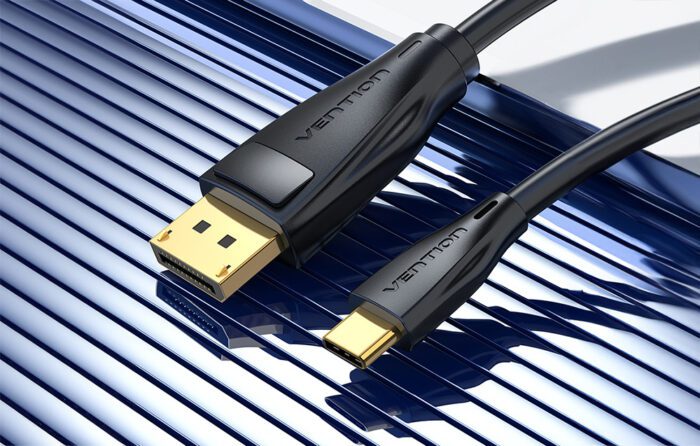 USB-C to DisplayPort 1.4 Cable Vention CGYBH, 2m, 8K 60Hz/4K 120Hz (black) - Image 5