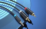 Cable Audio Adapter 3.5mm Male to 2x Male RCA Vention BCLBK 8m Black - Image 2
